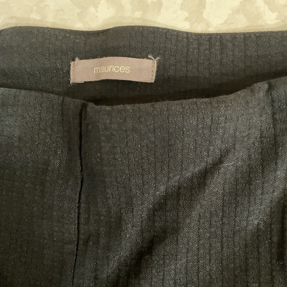 Maurices women Black pull on dress pants size OX - Picture 2 of 6